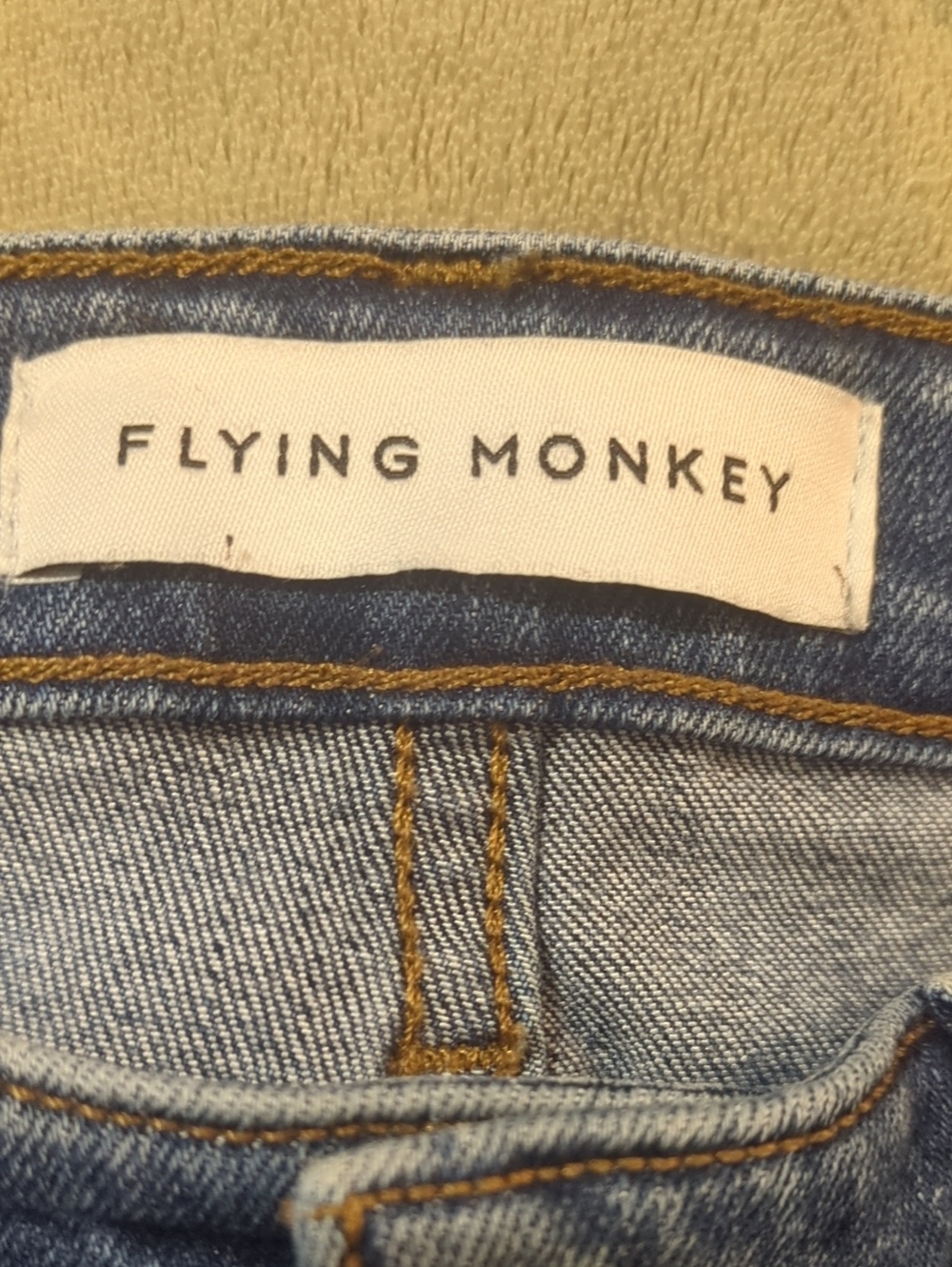Flying Monkey Women's Blue Distressed Straight-Leg Jeans - Picture 7 of 11